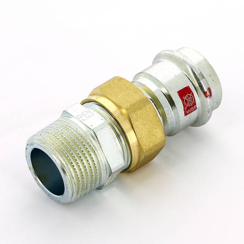 Муфта пресс-НР разъемная Viega Prestabo 28x1 оцинкованная сталь 559267