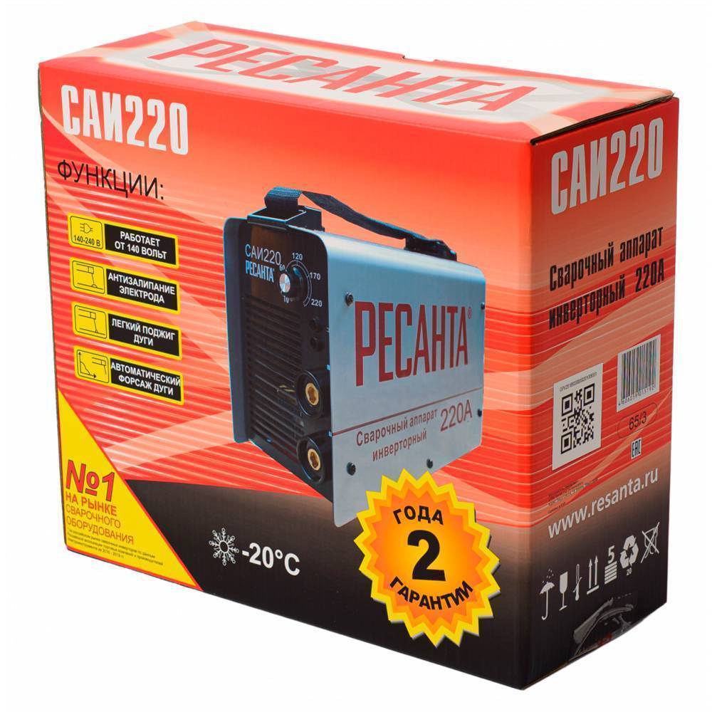 Сварочный инвертор Ресанта САИ-220 САИ-220