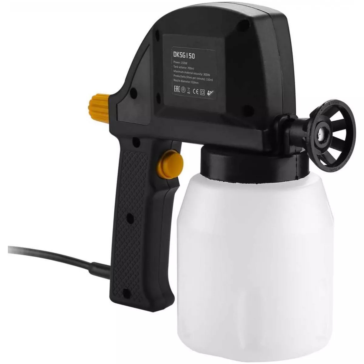 Краскопульт электрический DEKO DKSG150 150 Вт 700 мл 063-4032