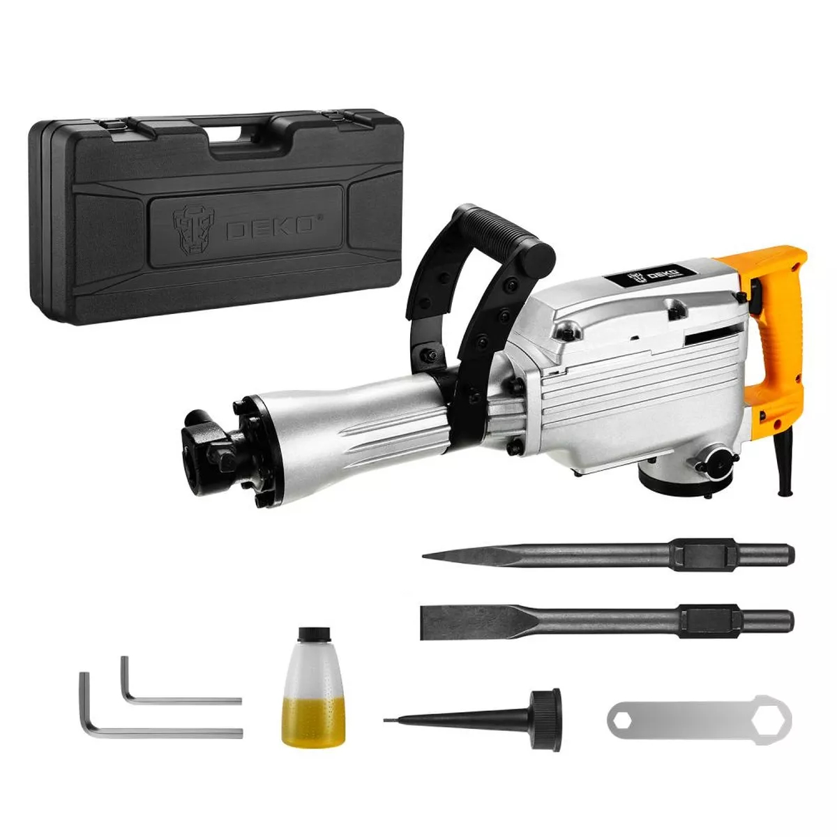 Отбойный молоток DEKO DKJH1800 1800 Вт 50 Дж в кейсе DKJH1800