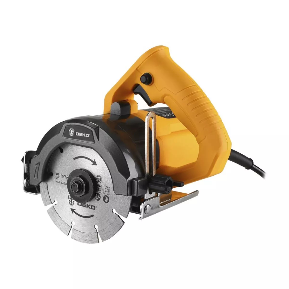 Пила алмазная DEKO DKCS1400 1400 Вт 115 мм с подачей воды 063-4105