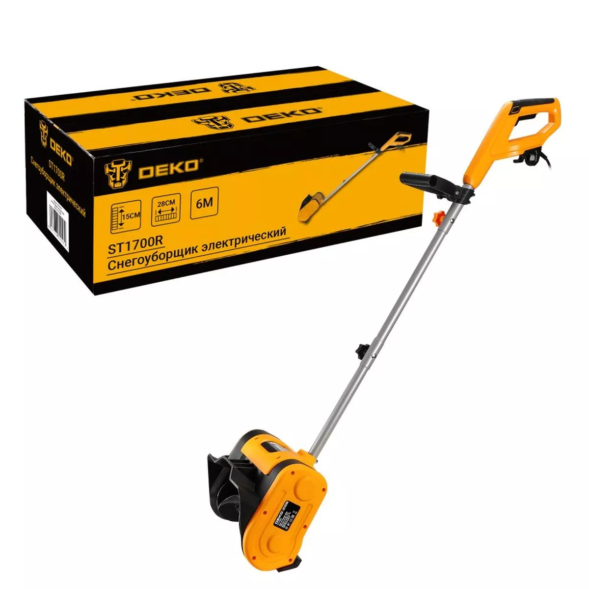Снегоуборщик электрический Deko ST1700R 063-4303