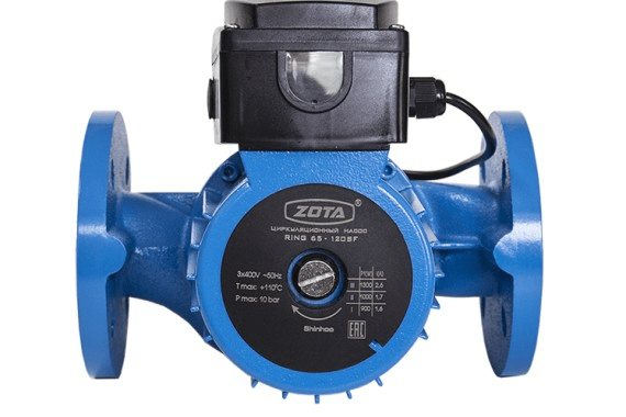 Насос циркуляционный ZOTA RING 50-120SF фланцевый 3 скорости 400 В ZR3630125310