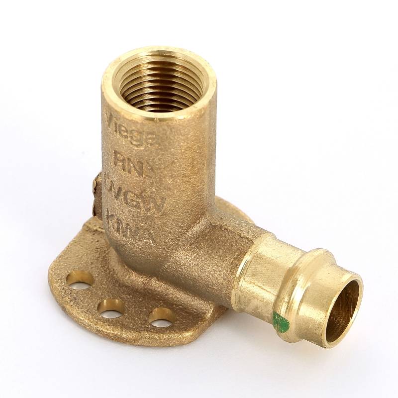 Водорозетка пресс-В Viega Sanpress SC-Contur 15x1/2 бронза удлиненная 116552