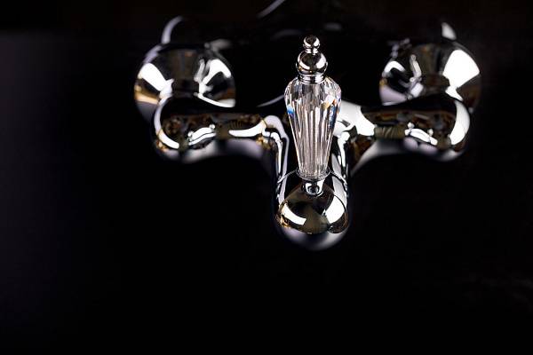 Смеситель для душа Boheme Crystal однорычажный бронза 304-CRST