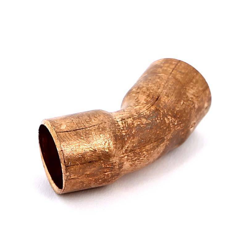 Угол двухраструбный 45 градусов пайка Viega 10 мм 110420