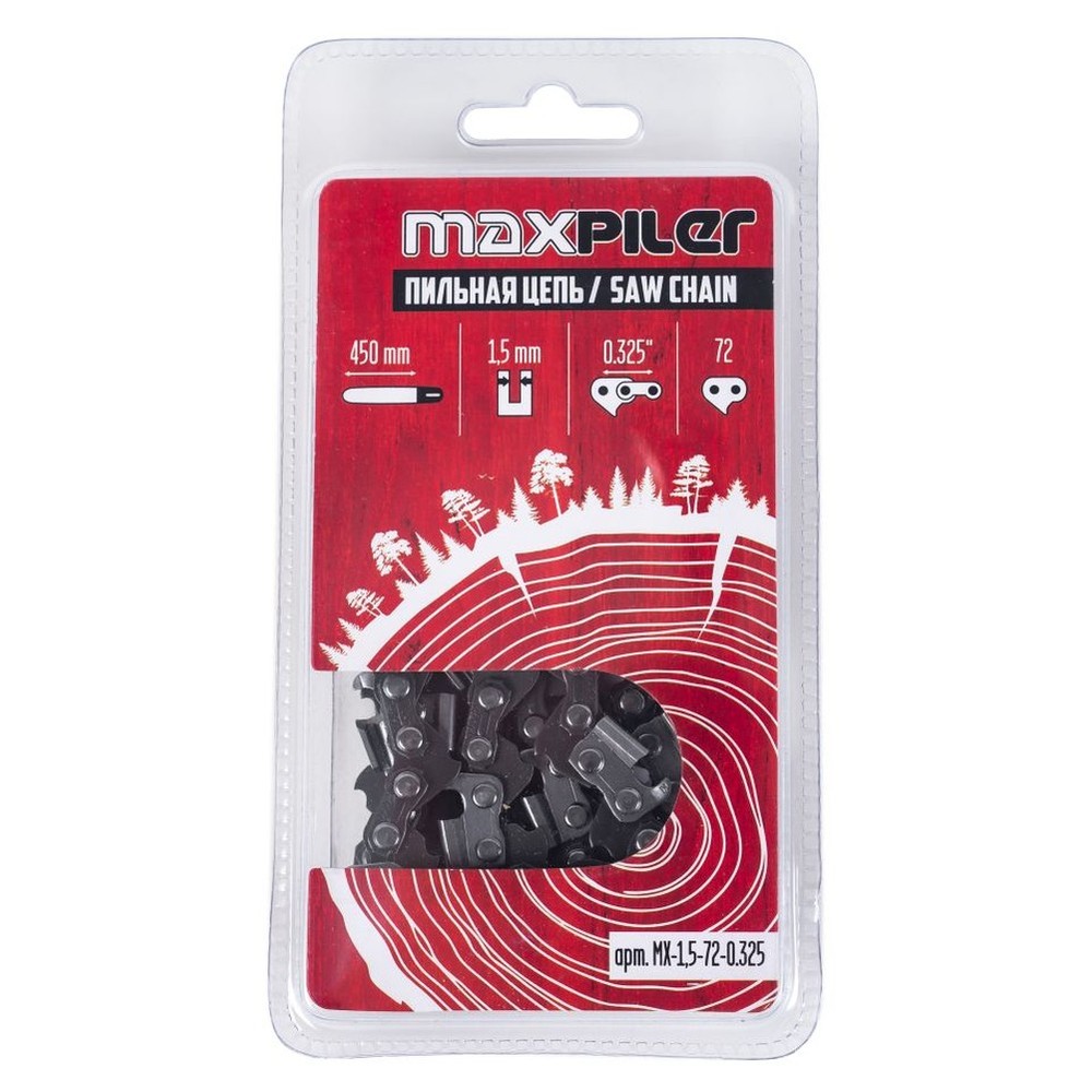 Цепь пильная P.I.T. MX 18 0.325 1.5 мм 72 звена MX-1,5-72-0,325