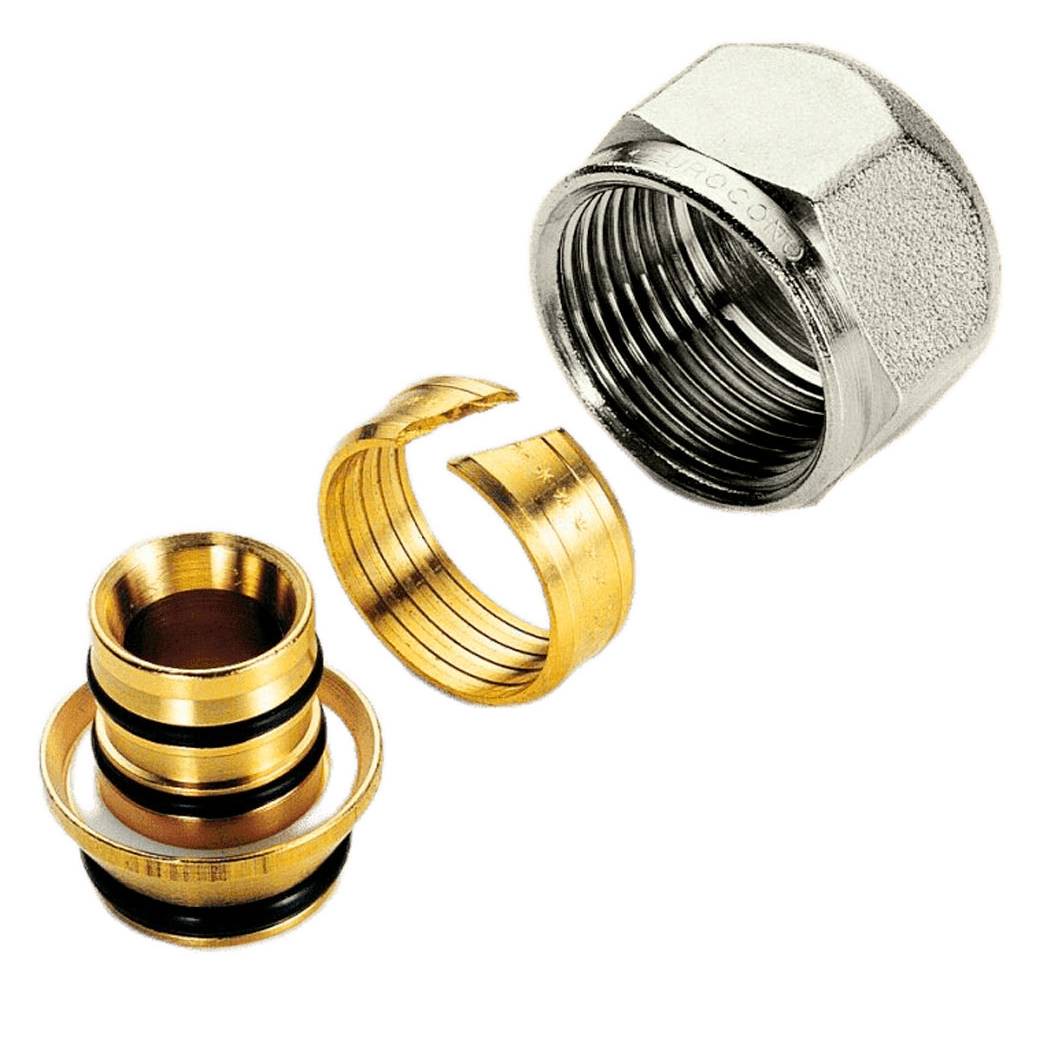 Соединитель обжимной Uni-Fitt 16(2.2)х1/2 конусный для труб PEX 145C2000