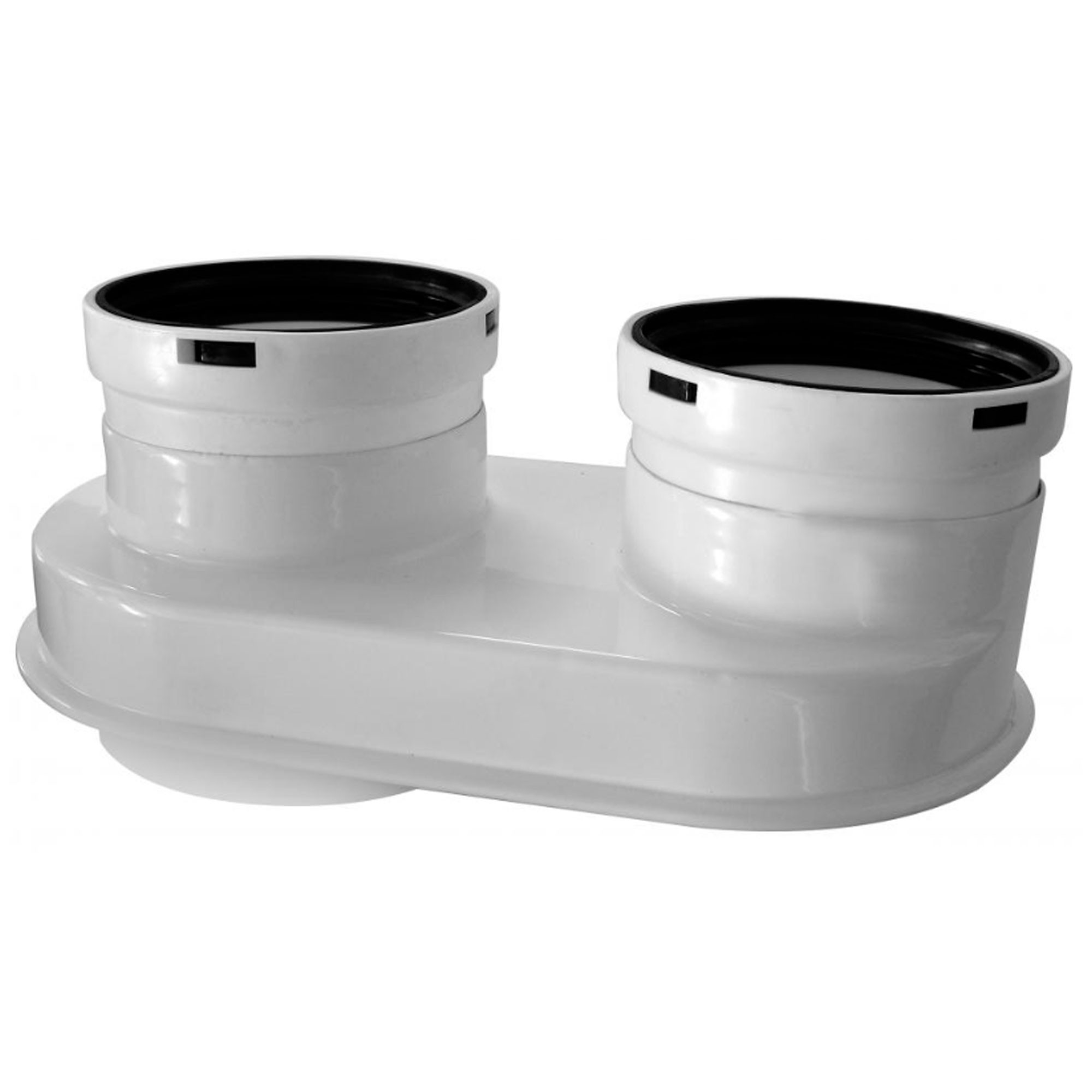 Адаптер для коаксиального дымохода BAXI 60/100 на 80/80 мм KHG71409371