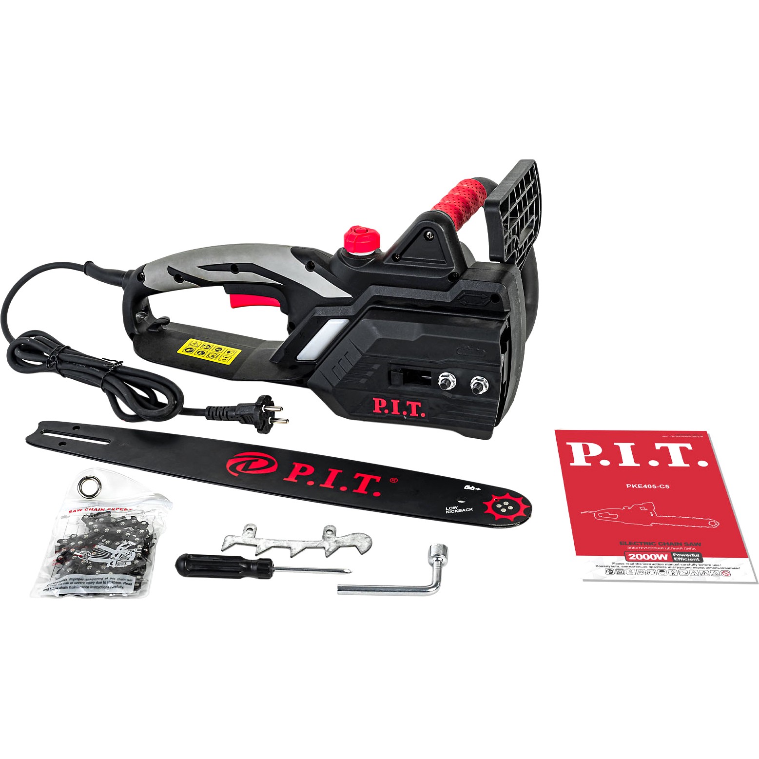 Цепная электропила P.I.T. PKE405-C5 2000 Вт 405 мм PKE405-C5