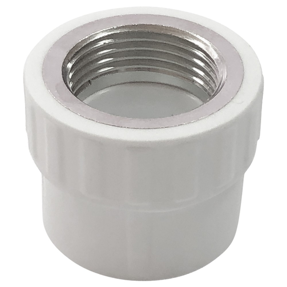 Муфта комбинированная Valfex PPR 20x3/4 внутренняя резьба белая (25 шт.) 101020034