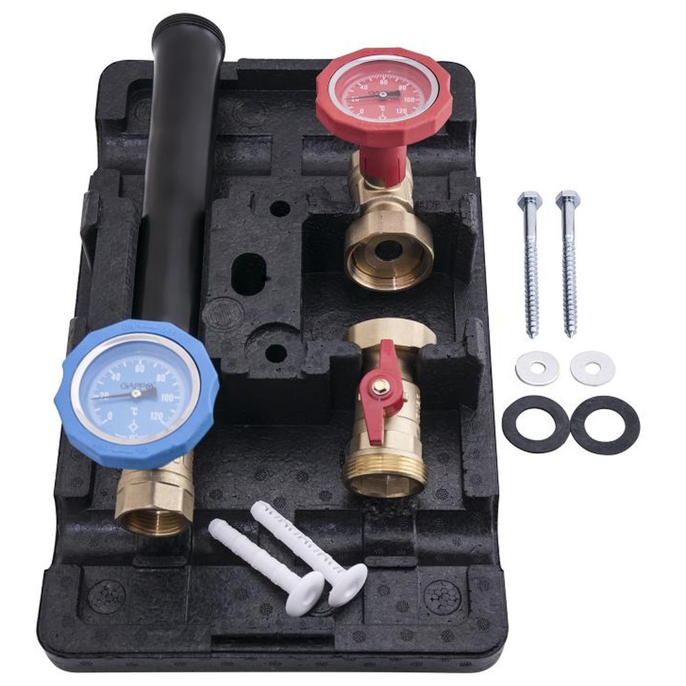 Насосная группа GAPPO G1501 с прямым контуром 1 дюйм без насоса G1501