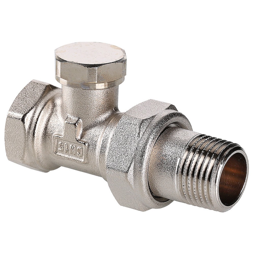 Клапан запорный радиаторный Valtec прямой 1/2 VT.020.N.04
