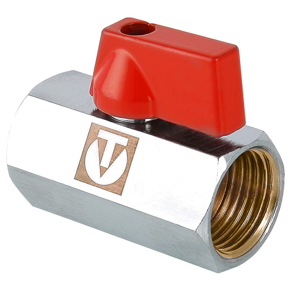 Кран шаровой Valtec MINI 1/2 ВВ упаковка 25 шт VT.330.N.04