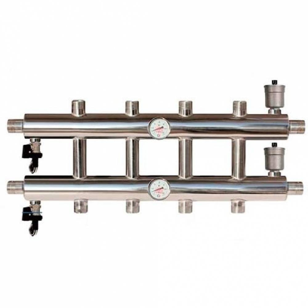 Коллектор распределительный Прокситерм GK 32-5 5 контуров 85 кВт Ду32 GK 32-5
