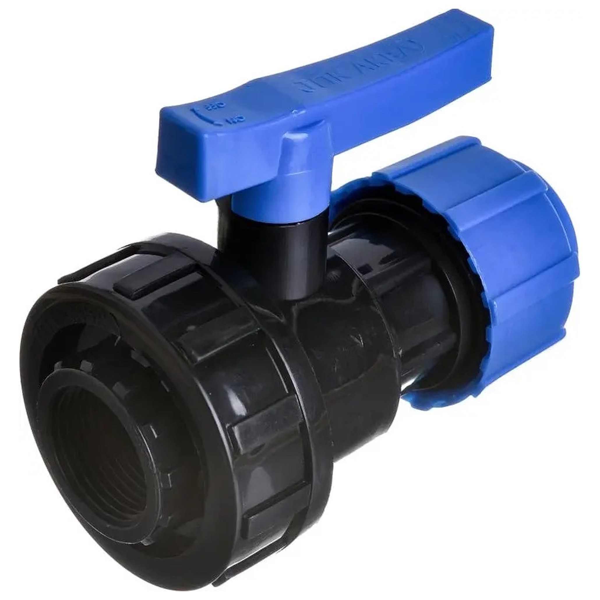 Кран шаровой компрессионный ТПК-АКВА разъемный d 25 мм x 1 дюйм ВР 554222501