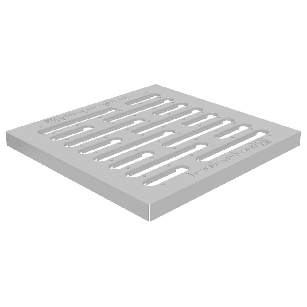 Решетка для дождеприемника Gidrolica Point 285x285 мм стальная штампованная 200