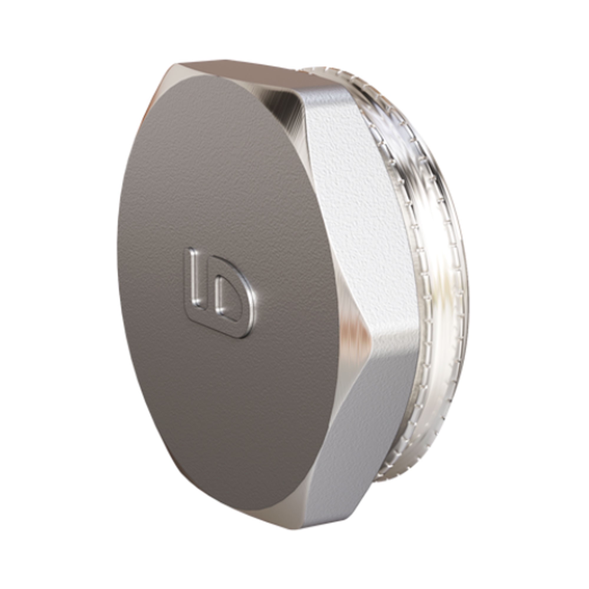 Пробка латунная LD Pride DN15 1/2 НР никелированная 47.048