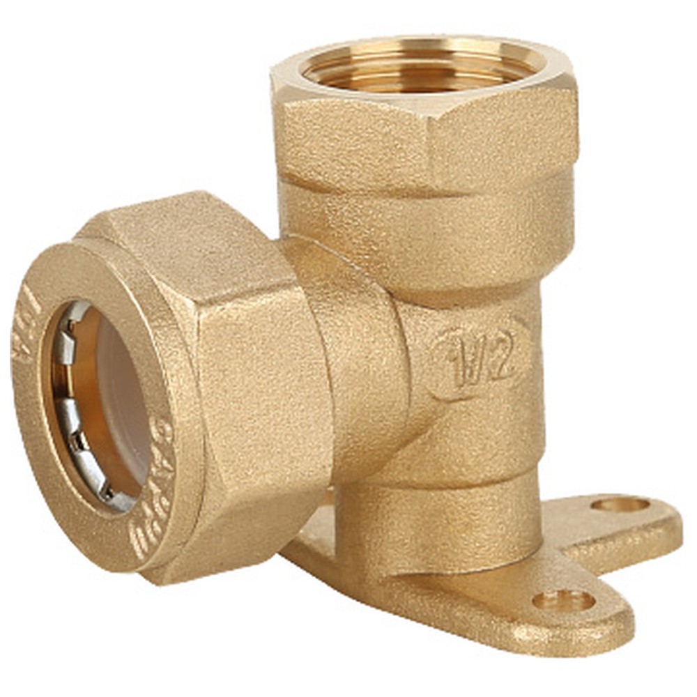 Угольник обжимной настенный Gappo 15 мм x 1/2 ВР 1441655