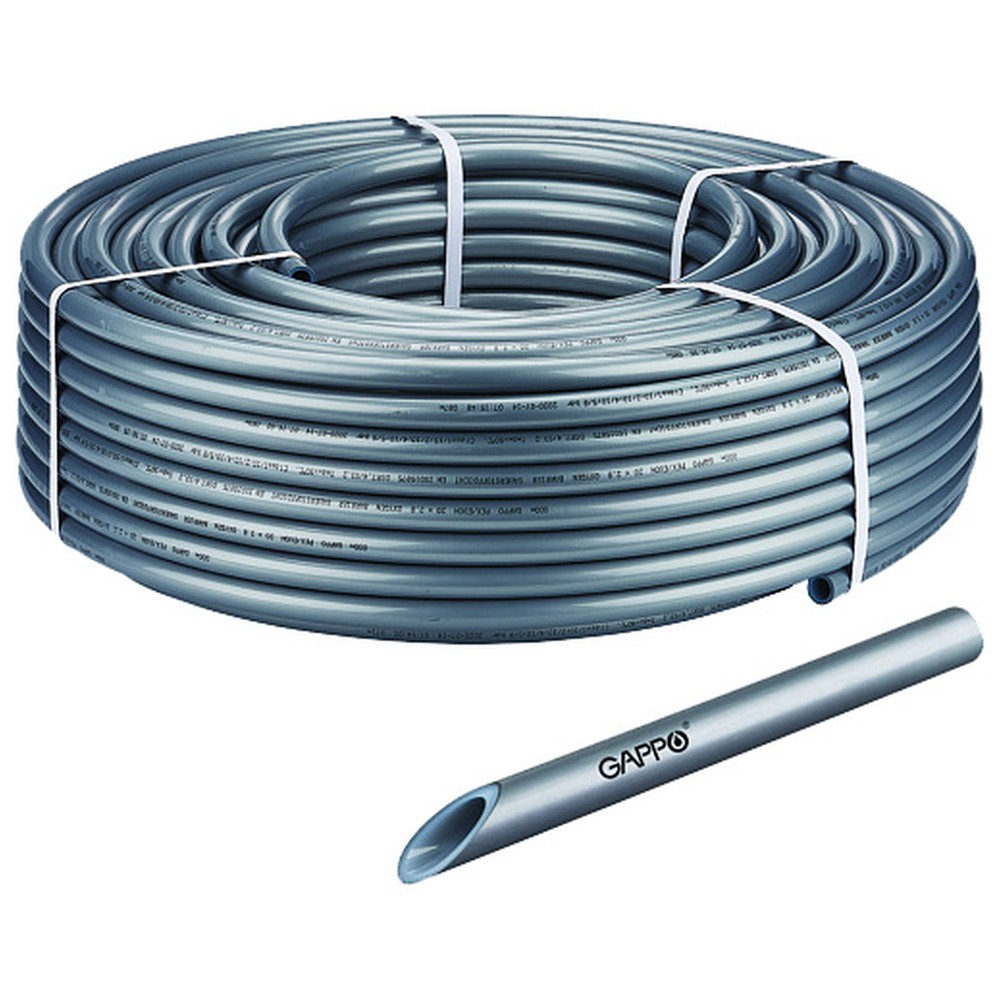 Труба из сшитого полиэтилена Gappo PE-Xb/EVOH 20x2.8 мм бухта 100 м G1384