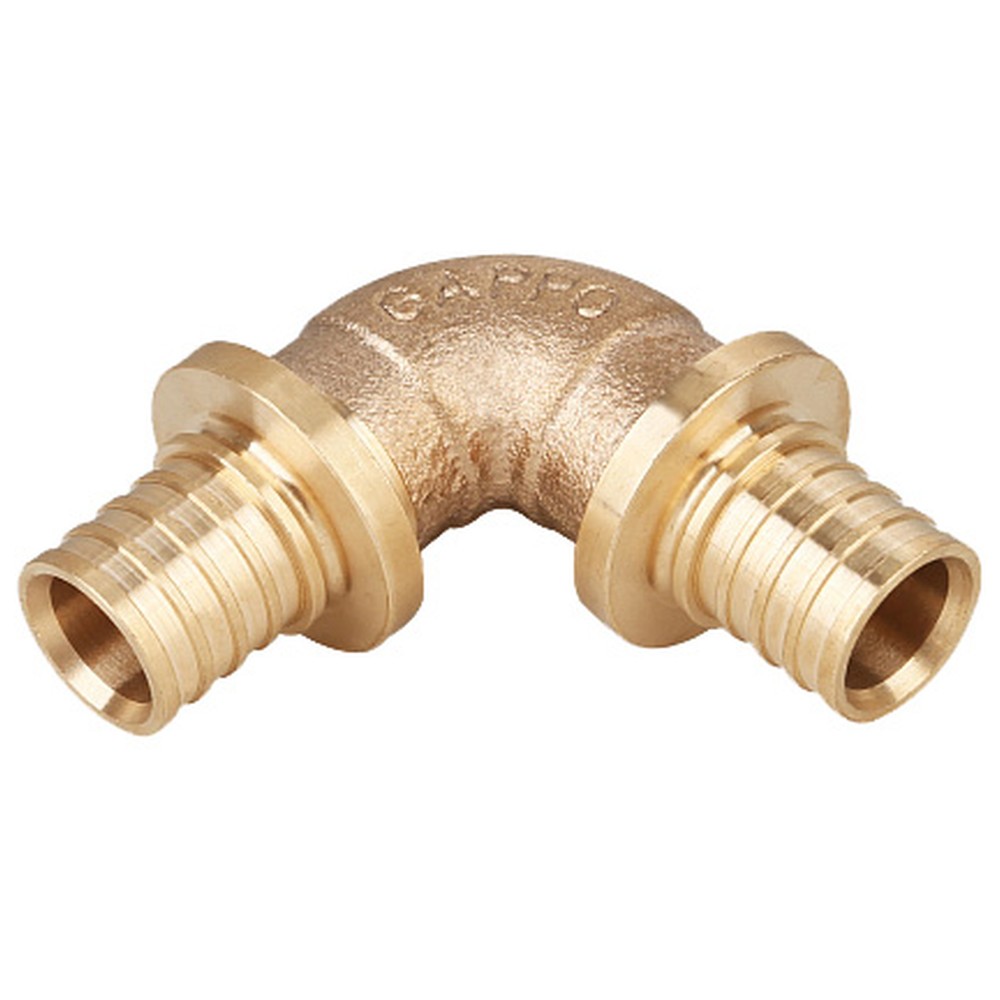 Угольник аксиальный Gappo бронзовый 25 мм 1441638