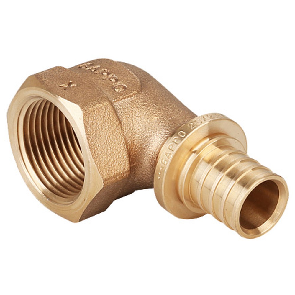 Угольник-переходник Gappo бронзовый 20-Rp 3/4 внутренняя резьба G2311.2005