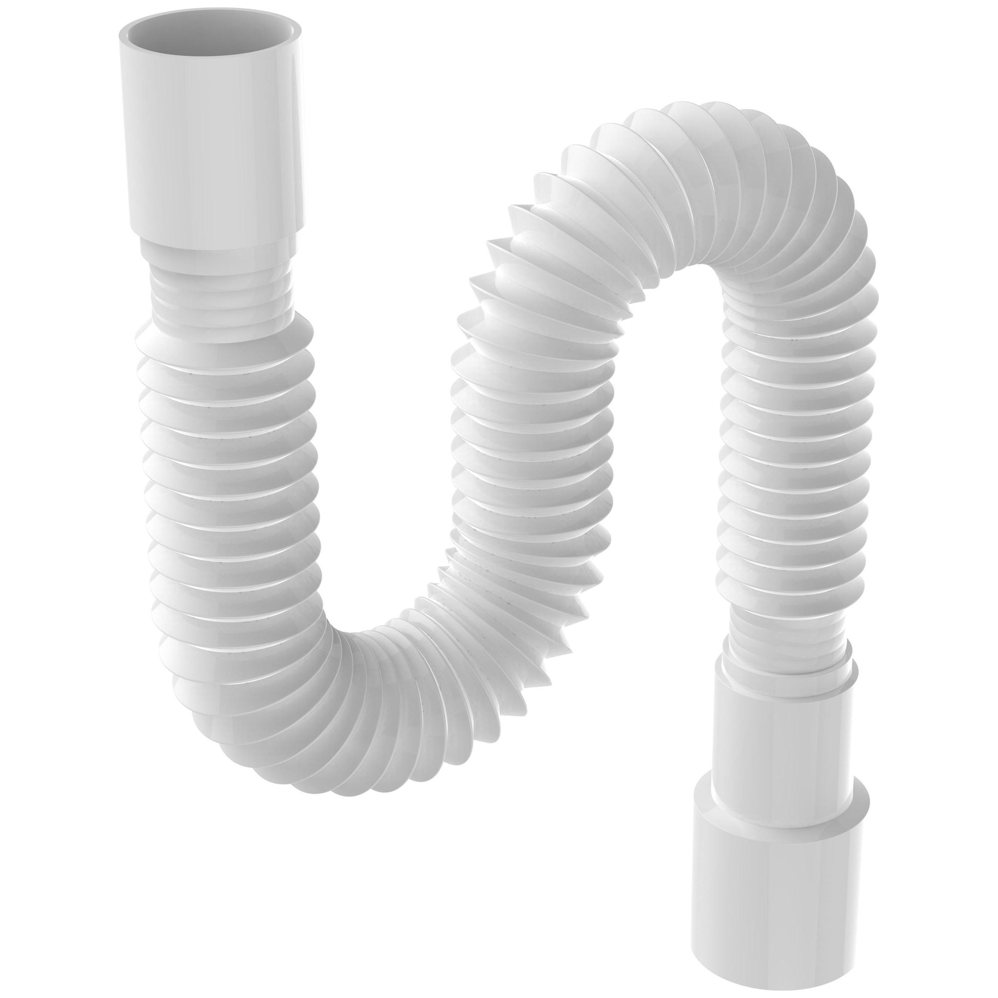 Труба гибкая гофрированная Aquant 40x40/50 мм белая T003-90-MR