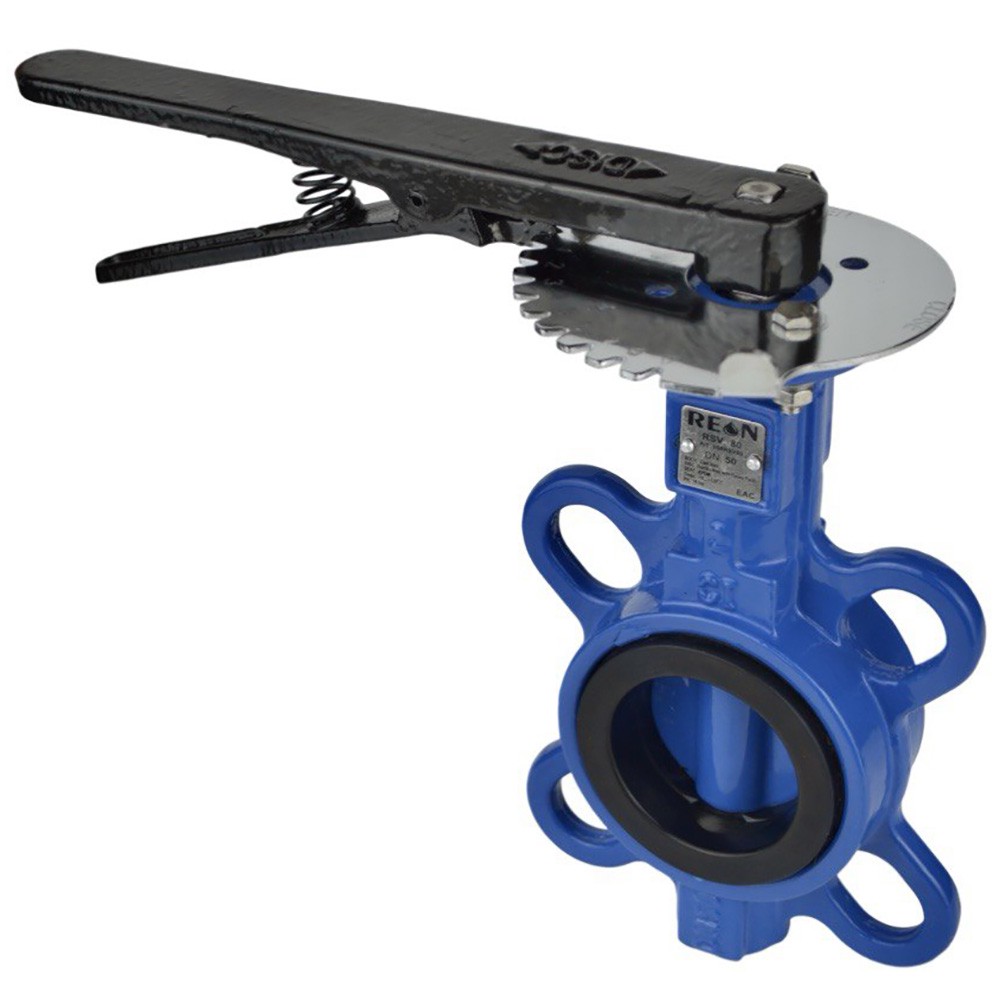 Затвор дисковый поворотный REON RSV80 Ду 40 PN16 чугунный RSV80-040