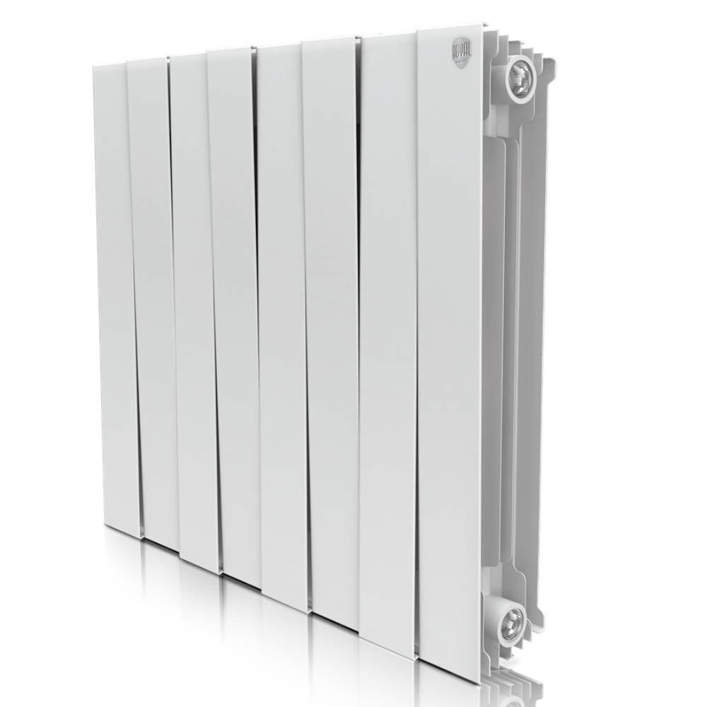 Радиатор биметаллический Royal Thermo PianoForte 500 8 секций Bianco Traffico RTP50008