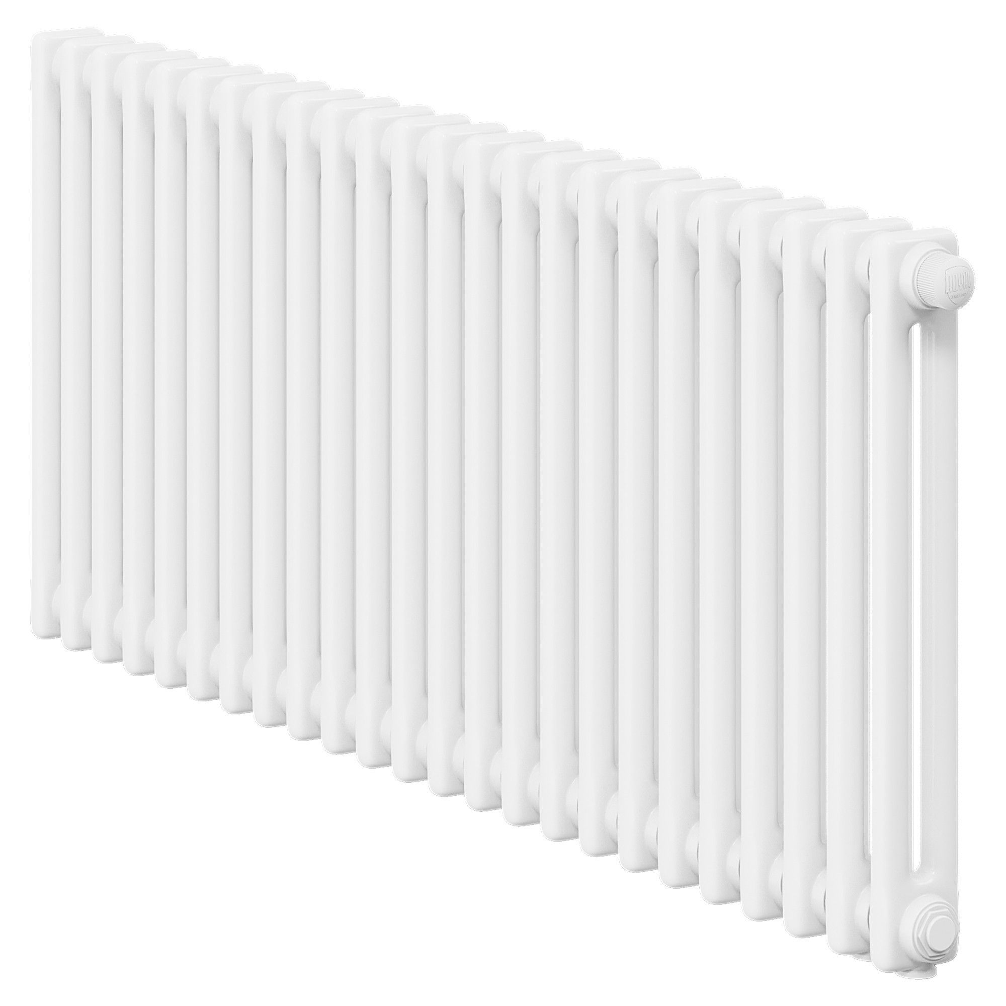 Дизайн-радиатор Royal Thermo Insignia R VC2050 24 секции нижнее подключение RAL9016 InR-VC2050.24.9016