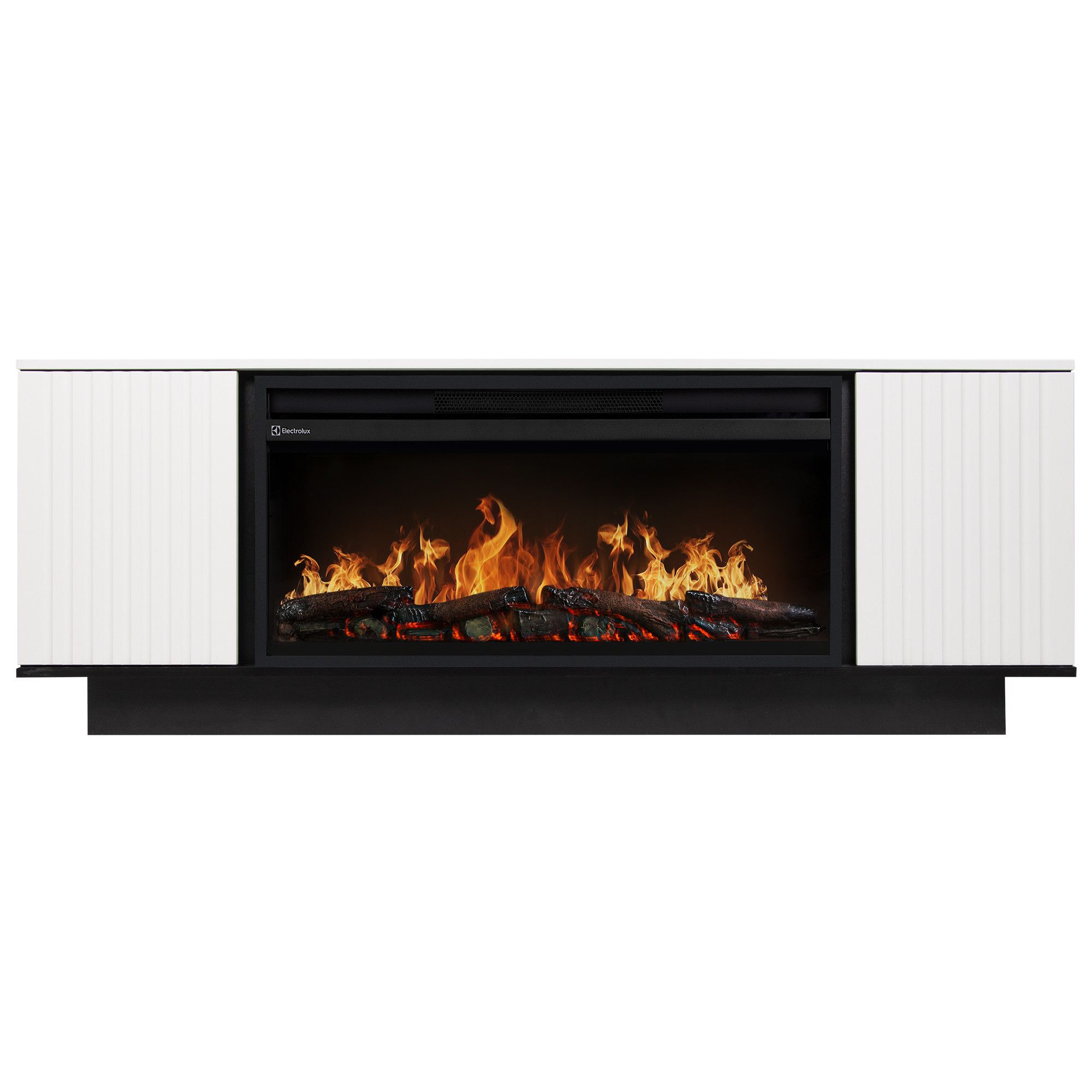 Каминокомплект Electrolux: очаг EFP/P-3620LS, портал Como 36 белый/черный НС-1799585