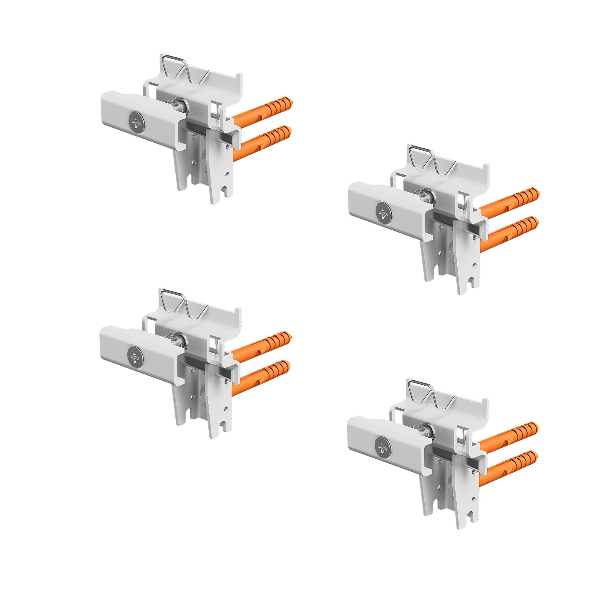 Комплект настенных кронштейнов Royal Thermo Insignia Design Fix 4 шт RAL 9016 WM2d-In-9016-4
