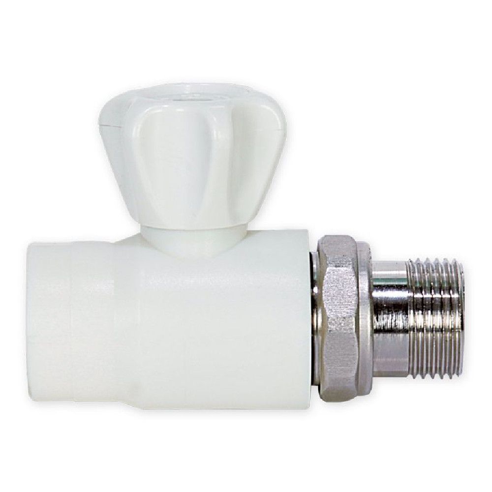 Кран шаровый радиаторный AS ASPIPE D20х1/2 PPR прямой D20x1/2 PPR