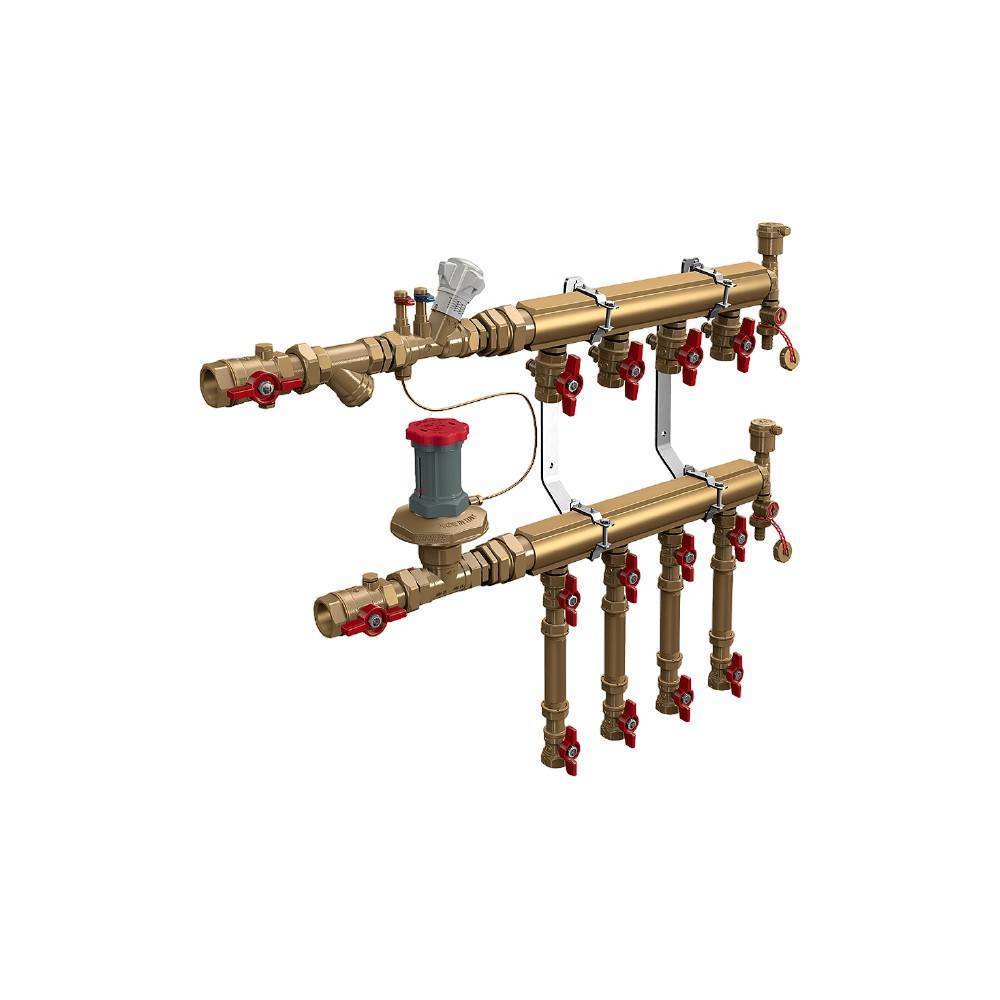 Узел коллекторный этажный Giacomini GE553 тип B2 1 x 3/4 на 7 выходов GE553Y137