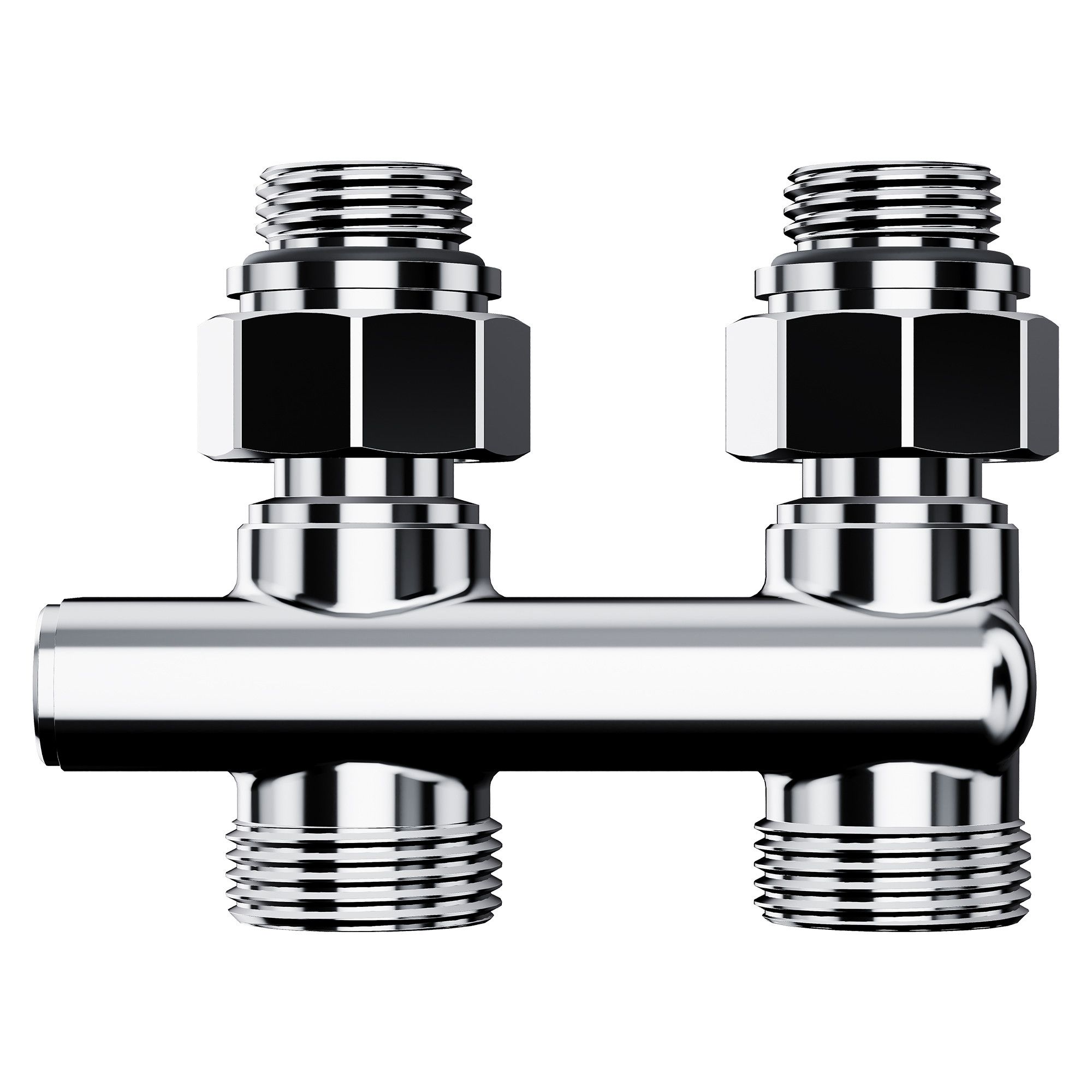 Узел нижнего подключения перекрестный Royal Thermo Design прямой 1/2"х3/4" EK (хром)