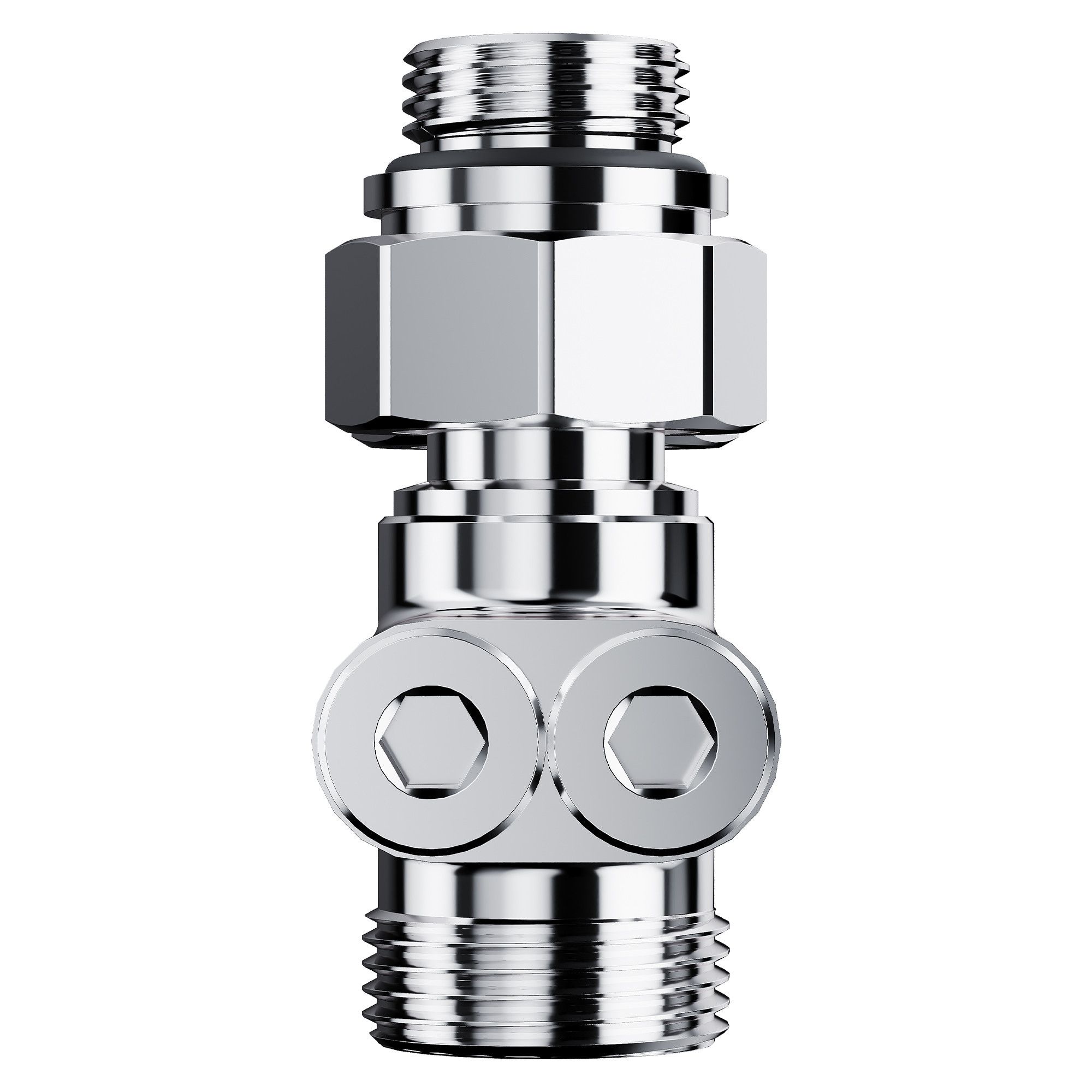 Узел нижнего подключения перекрестный Royal Thermo Design прямой 1/2"х3/4" EK (хром)