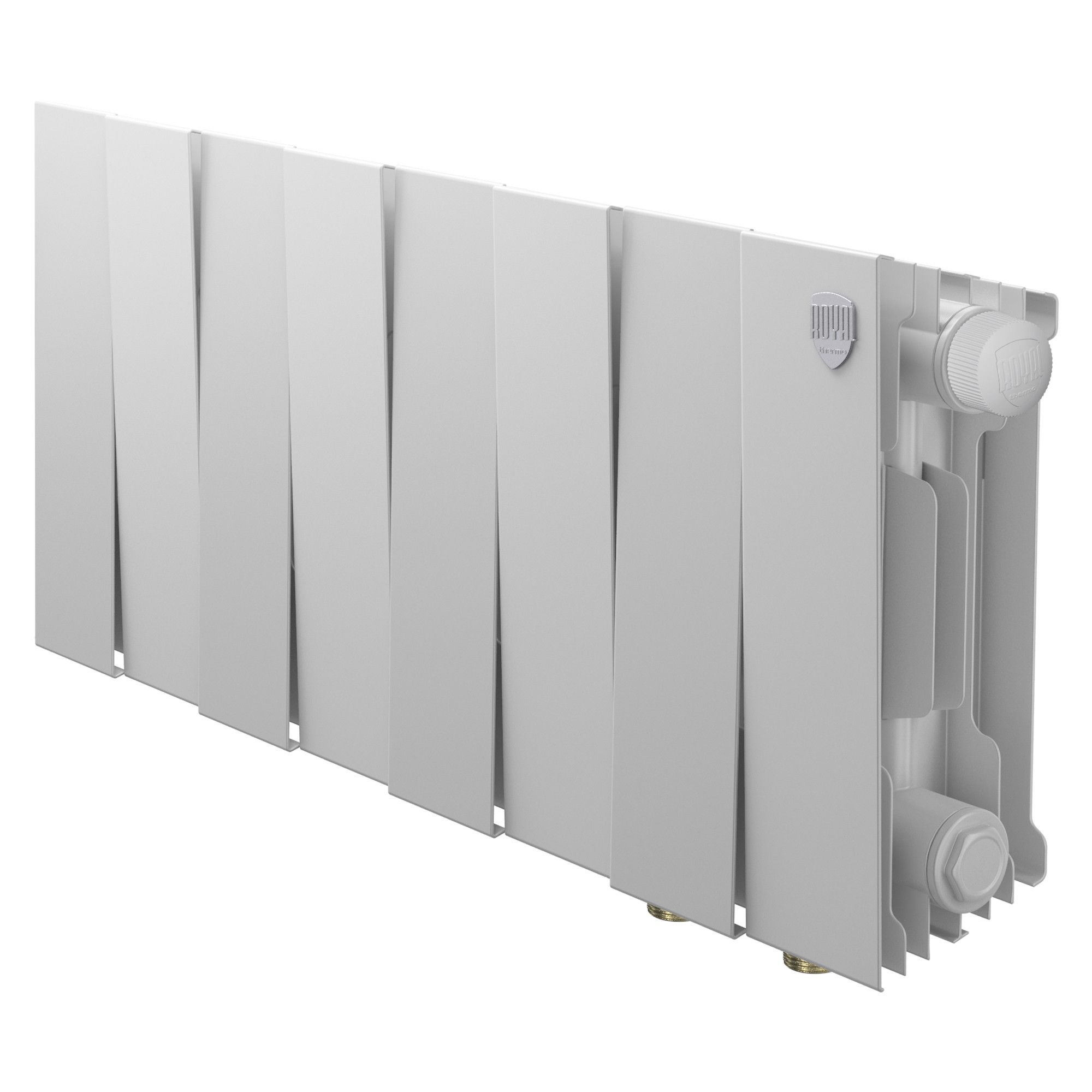 Радиатор биметаллический Royal Thermo PianoForte 200 Bianco Traffico 8 секций RTPWVL803020008