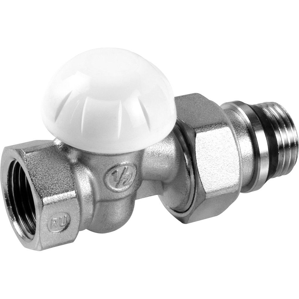 Клапан запорный радиаторный Giacomini R15TG Ду25 Ру16 прямой R15X035