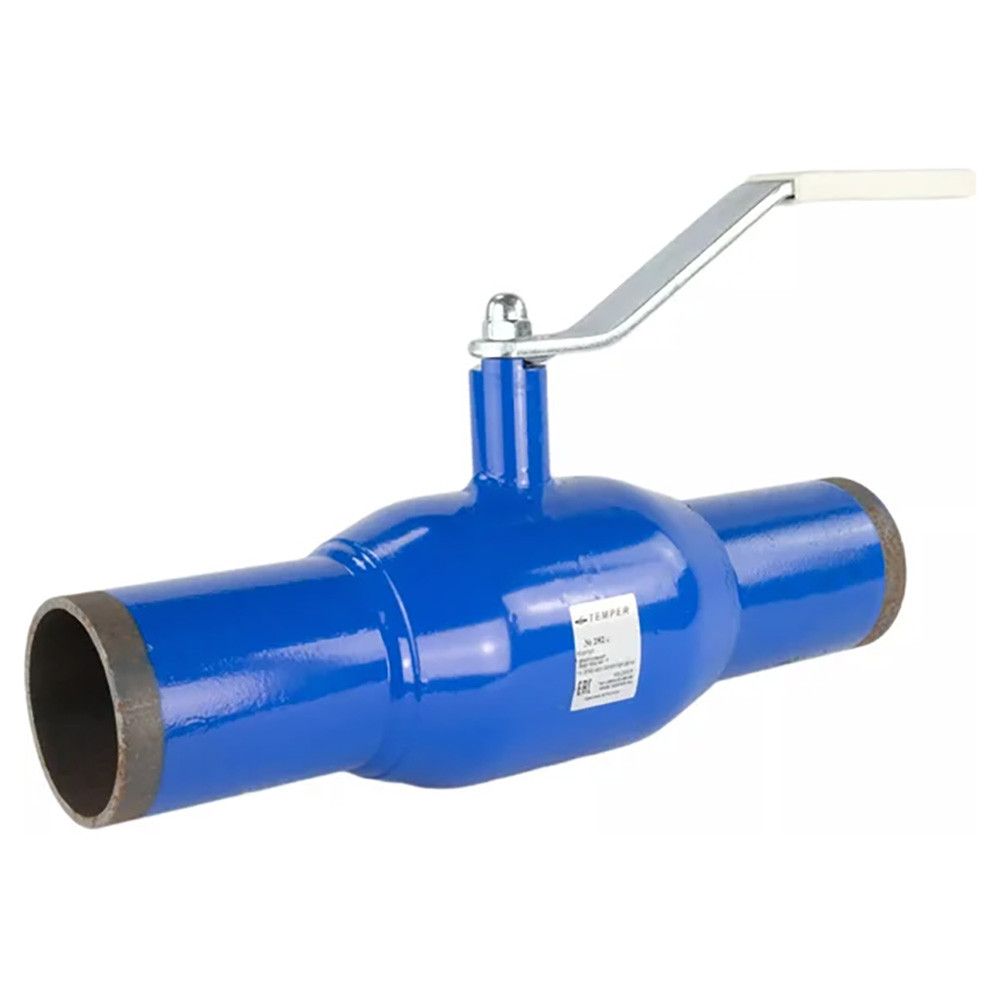 Кран шаровый под приварку TEMPER Ру 25 DN 150 (КШЦП) сталь 20