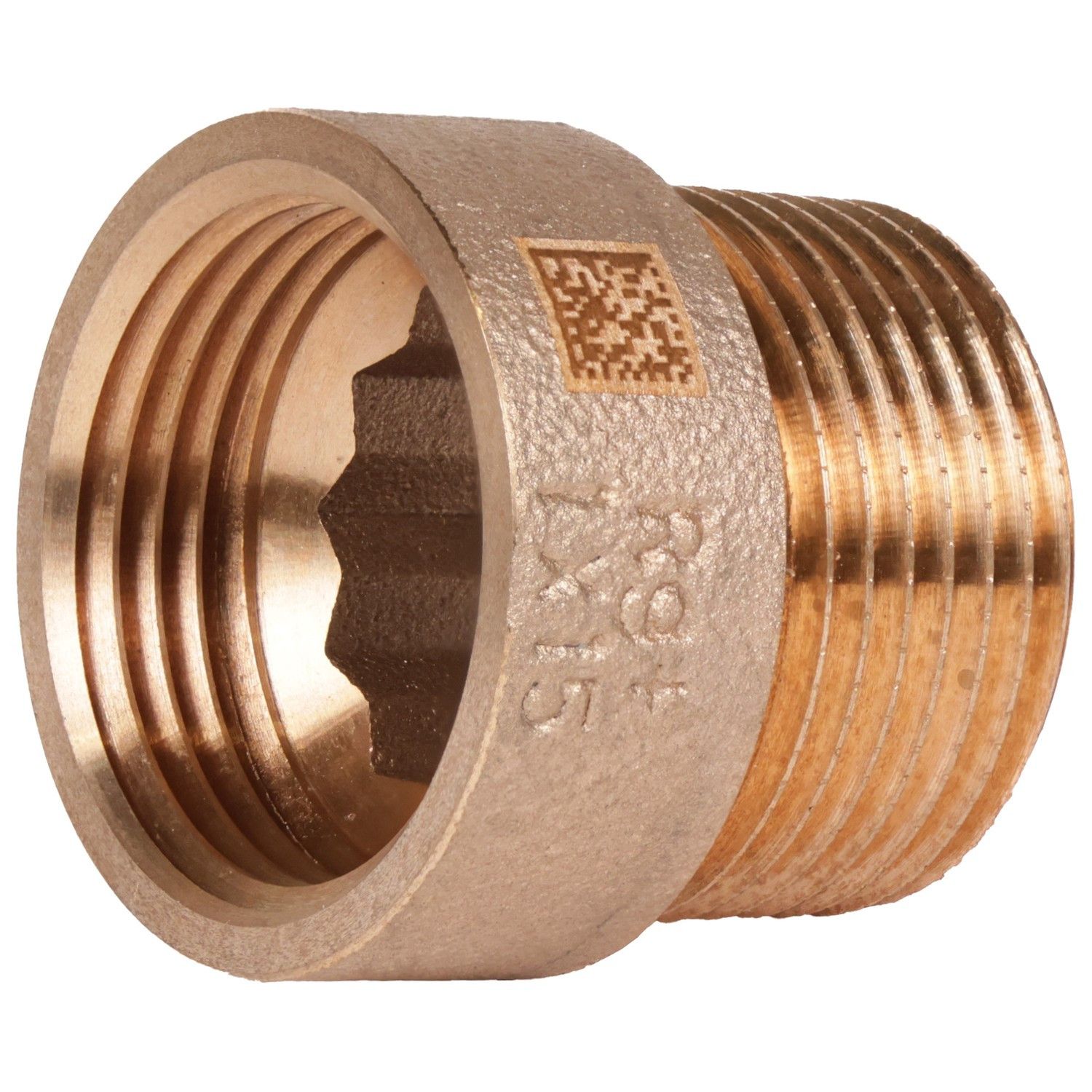 Удлинитель бронзовый REHAU Rautitan RX+ R1 x Rp1 15 мм 18751061015