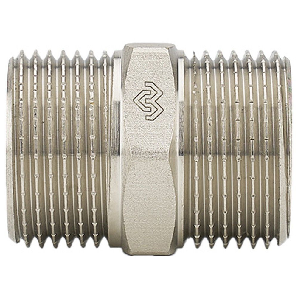 Ниппель Varmega удлиненный 1/2 никелированный VMTF29-N000404
