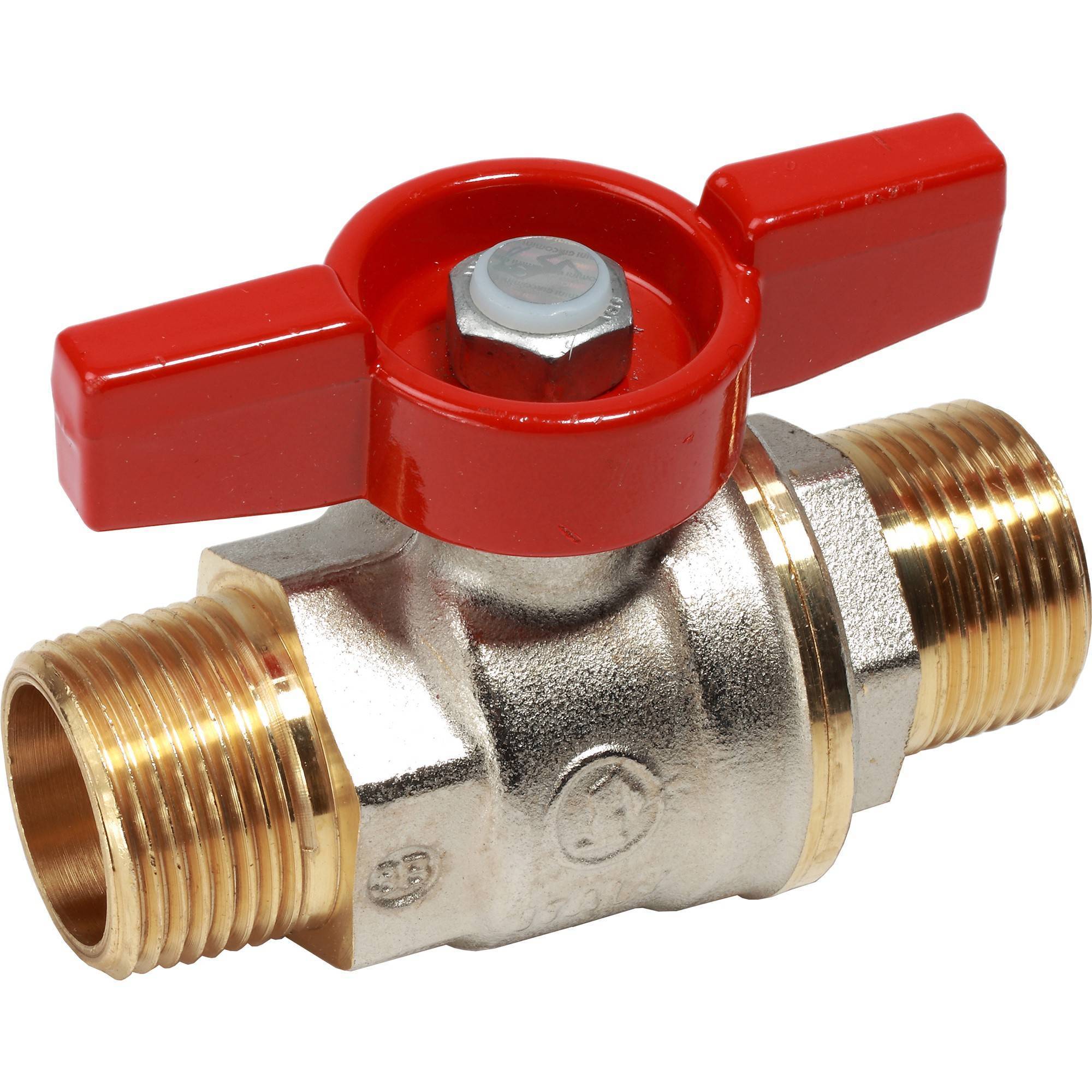 Кран шаровой Giacomini DADO 1 НР-НР бабочка R913X025