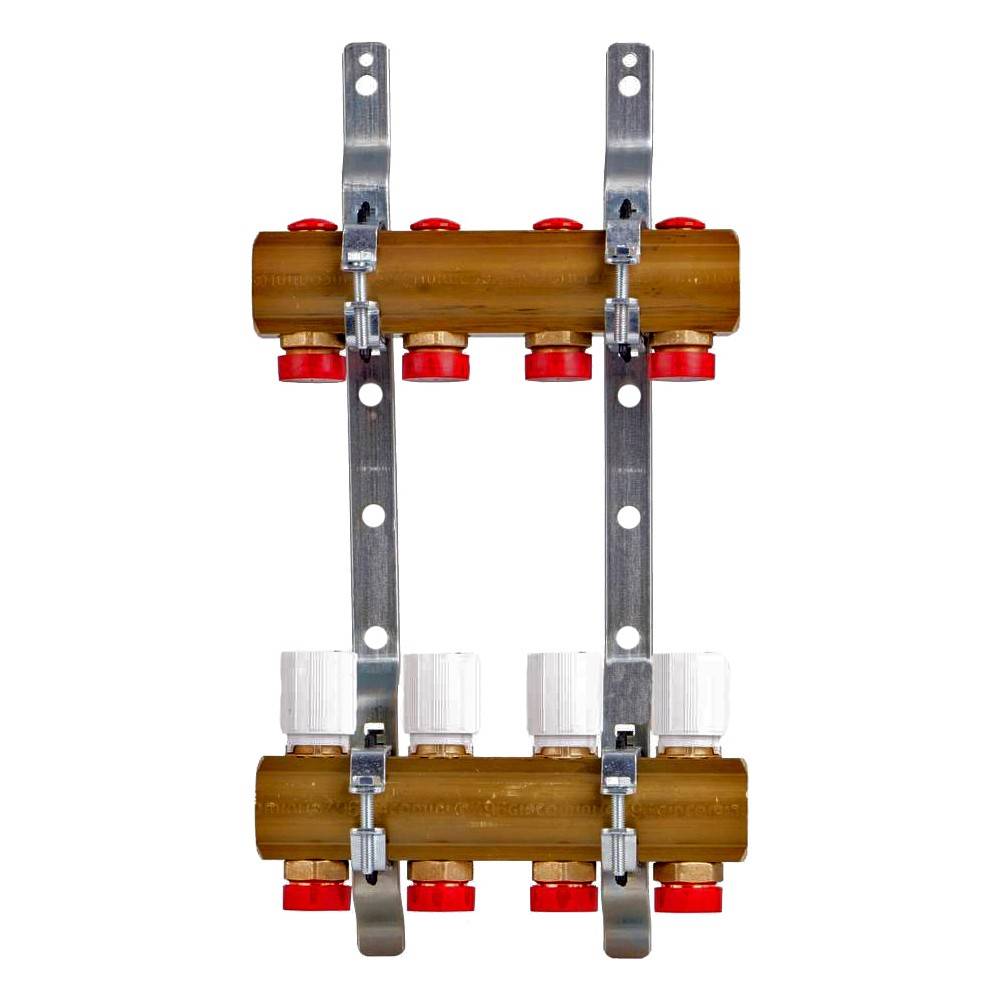 Коллекторный узел Giacomini R553ZY 1 1/4 x 18 на 2 выхода R553ZY022