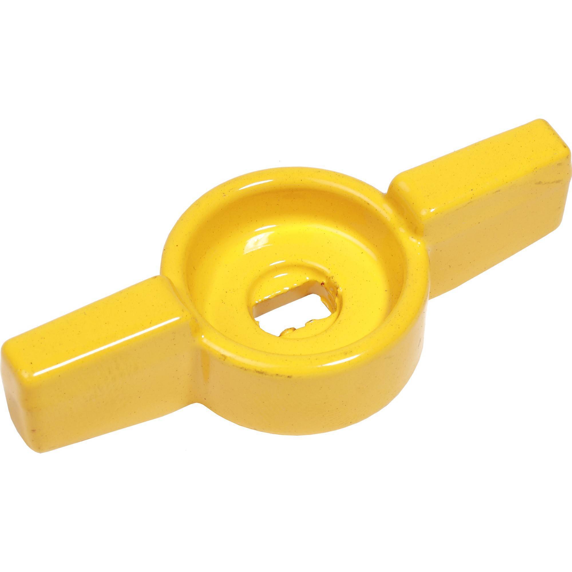 Ручка-бабочка Giacomini желтая 1/4 P31FGY001