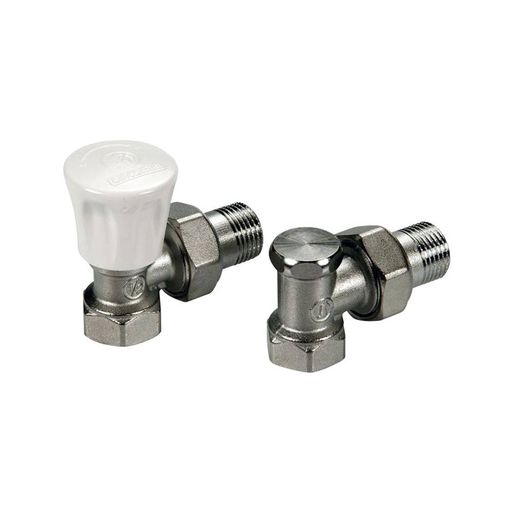 Комплект для радиатора Giacomini угловой 1/2 хром R705KX003