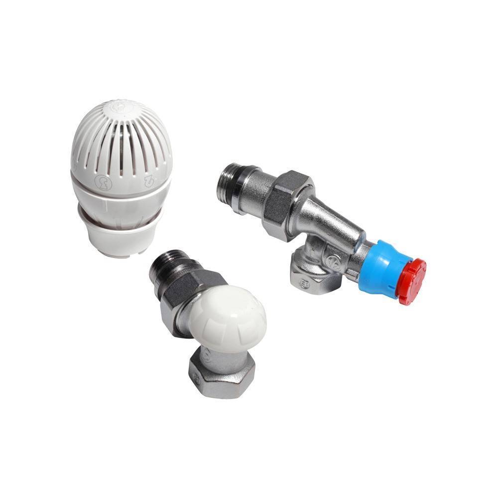 Комплект для подключения радиаторов Giacomini термостатический угловой DN15 PN10 R470FX023