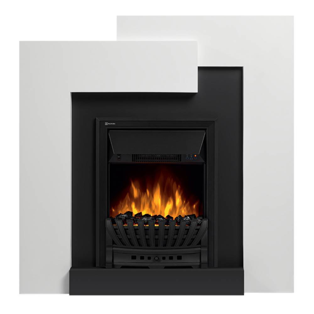 Портал для электрокамина Firelight Top Classic серый/белый НС-1521279