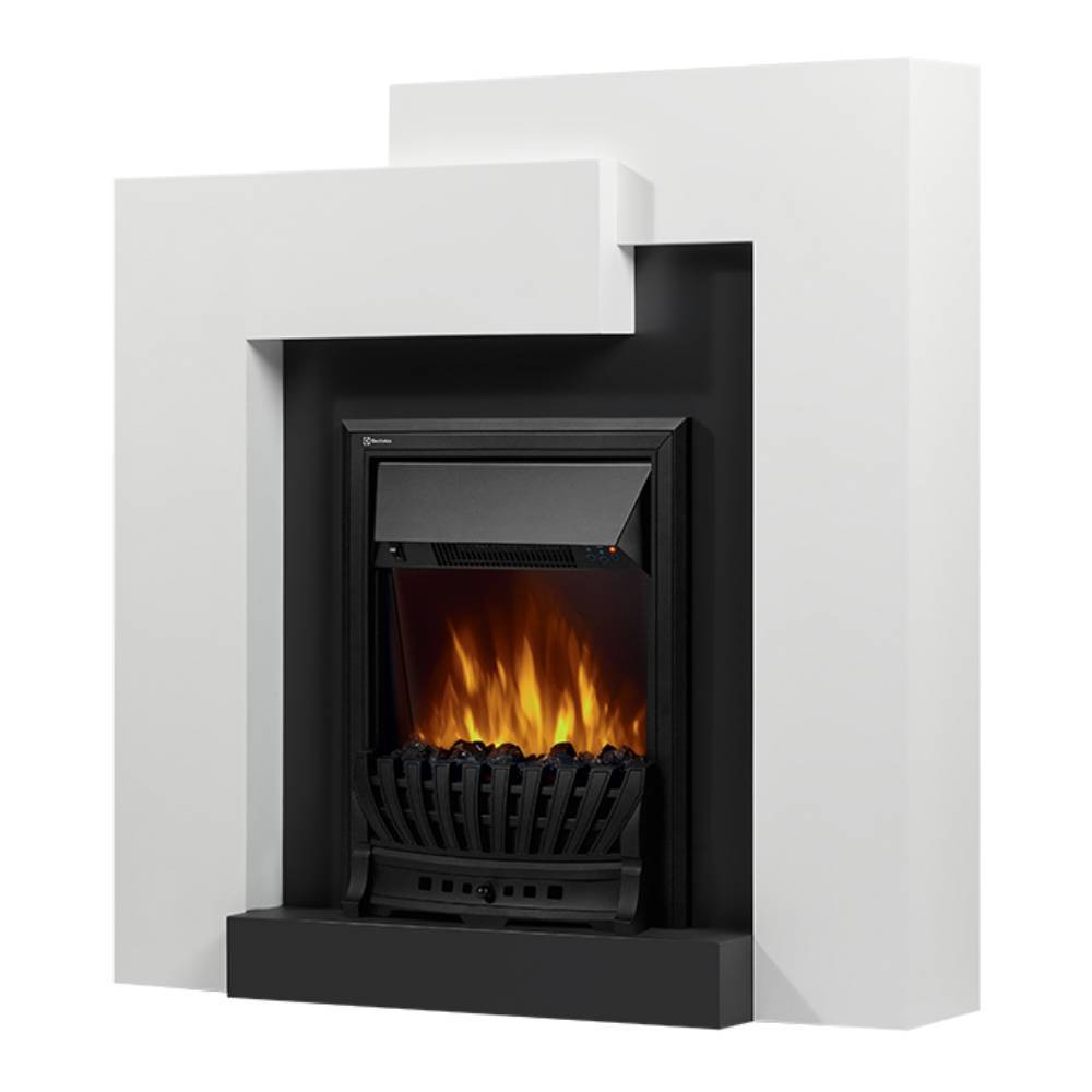 Портал для электрокамина Firelight Top Classic серый/белый НС-1521279