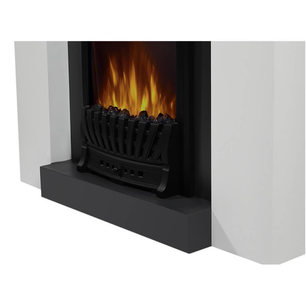 Портал для электрокамина Firelight Top Classic серый/белый НС-1521279