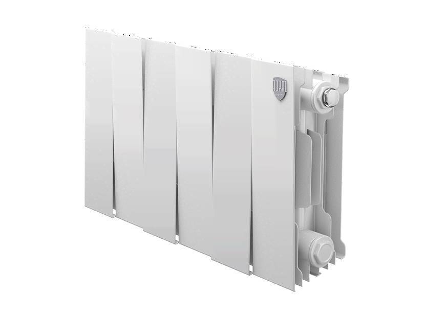Радиатор биметаллический Royal Thermo PianoForte 200 Bianco Traffico 6 секций НС-1345150 RAL 9016